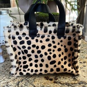Parker Thatch leopard print tote